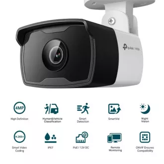 VIGI C340I(4mm) 4MP kültéri Bullet hálózati kamera VIGI C340I(4mm) 4MP kültéri Bullet hálózati kamera