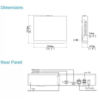 Uniview NVR301-04B-IQ, 4 csatorna, max.IN:80Mbps/OUT:80Mbps, intelligens analitika SIP, UMD, 4K HDMI Uniview NVR301-04B-IQ, 4 csatorna, max.IN:80Mbps/OUT:80Mbps, intelligens analitika SIP, UMD, 4K HDMI