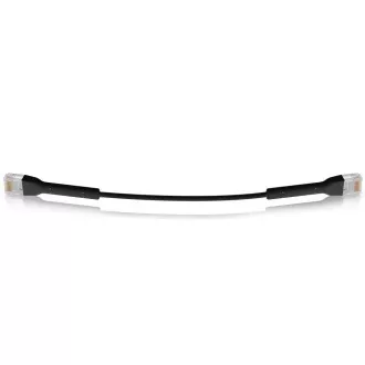 Ubiquiti Ethernet Patch kábel, 0,22m, Cat6, fekete