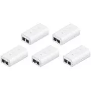Ubiquiti POE-24-12W-G-WH,GB PoE injektor,24V/0.5A(12W),5ti pack