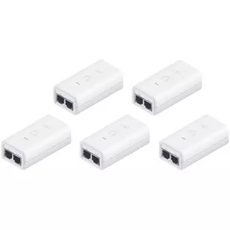 Ubiquiti POE-24-12W-G-WH,GB PoE injektor,24V/0.5A(12W),5ti pack Ubiquiti POE-24-12W-G-WH,GB PoE injektor,24V/0.5A(12W),5ti pack