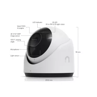 Ubiquiti UVC-G6-Turret-W - UniFi Protect G6 torony, fehér