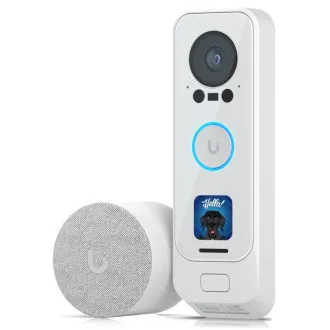 Ubiquiti UVC-G4 Doorbell Pro PoE Kit - G4 Doorbell Professional PoE Kit - Fehér színben