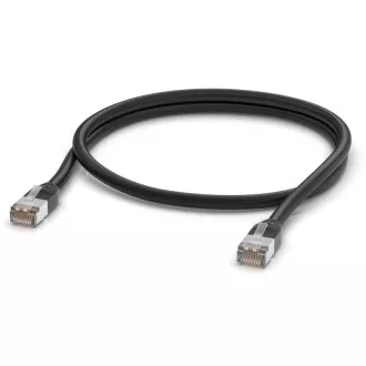 Ubiquiti UACC-Cable-Patch-Outdoor-1M-BK, Kültéri UniFi patch kábel, 1m, Cat5e, fekete
