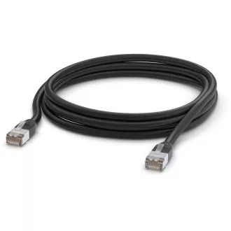 Ubiquiti UACC-Cable-Patch-Outdoor-3M-BK, Kültéri UniFi patch kábel, 3m, Cat5e, fekete