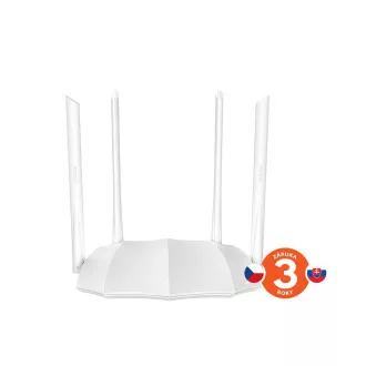 Tenda AC5 WiFi AC Router 1200Mb/, WISP, univerzális átjátszó, Tenda CZ alkalmazás, 4x 6dBi antenna Tenda AC5 WiFi AC Router 1200Mb/, WISP, univerzális átjátszó, Tenda CZ alkalmazás, 4x 6dBi antenna