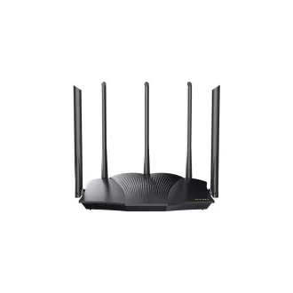 Tenda TX12 Pro AX3000 WiFi6 Router, 1x GWAN, 3x GLAN, IPv6, 5x 6dBi, WPA3, Mesh, CZ alkalmazás