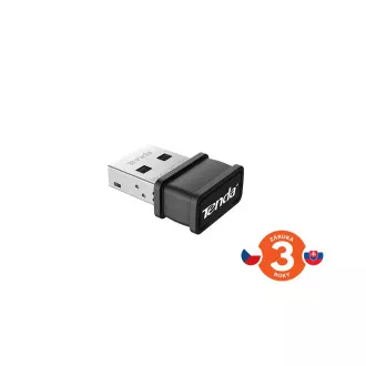 Tenda W311MIv6 AX300 WiFi 6 USB Nano adapter, 286 Mbps, 802.11ax/b/g/n, Soft AP, Win 7/10/11, Linux