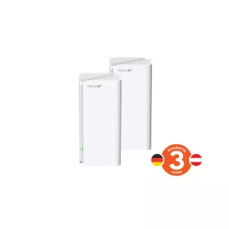 Tenda Nova MX21 Pro (2db) WiFi6E AXE5700 Mesh Gigabit rendszer, 6x GLAN/GWAN, WPA3, VPN, CZ alkalmazás