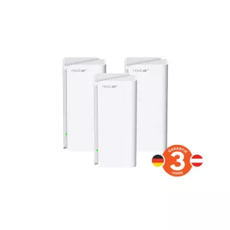 Tenda Nova MX21 Pro (3-as csomag) WiFi6E AXE5700 Mesh Gigabit rendszer, 9x GLAN/GWAN, WPA3, VPN, CZ alkalmazás