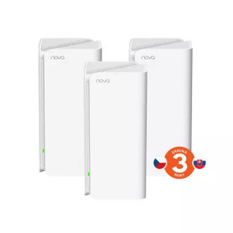 Tenda Nova MX15 Pro (3-as csomag) WiFi 6 AX5400 Mesh Gigabit rendszer, 9x GLAN/GWAN, WPA3, VPN, CZ alkalmazás Tenda Nova MX15 Pro (3-as csomag) WiFi 6 AX5400 Mesh Gigabit rendszer, 9x GLAN/GWAN, WPA3, VPN, CZ alkalmazás