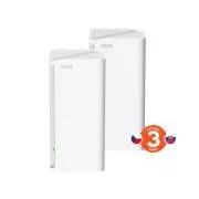 Tenda Nova MX15 Pro (2 db) WiFi 6 AX5400 Mesh Gigabit rendszer, 6x GLAN/GWAN, WPA3, VPN, CZ alkalmazás