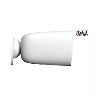iGET SECURITY EP26 Fehér - WiFi akkumulátoros FullHD kamera, IP65, hang, önálló és riasztó M5-4G CZ riasztóhoz
