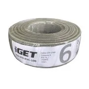 Szerelési kábel iGET CAT6 UTP PVC Eca 100m/doboz, vezetékes kábel, Eca tűzveszélyességi osztályba sorolva.