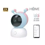 iGET HOME Camera CS2 Baby - WiFi 2K IP kamera és bébiőr, éjjellátó, hang, 2x fedelet, hőmérséklet, éjszakai látás