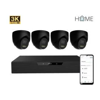iGET HOME N85P4 - kamera NVR PoE szett 3K felbontással, 8CH NVR 4x kamera hanggal, IR és LED-ekkel iGET HOME N85P4 - kamera NVR PoE szett 3K felbontással, 8CH NVR 4x kamera hanggal, IR és LED-ekkel