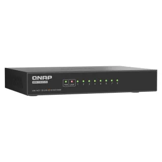 QNAP switch QSW-1108-8T-R2 (8x 2.5GbE port, passzív hűtés, 100M/ 1G/ 2.5G támogatás)