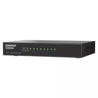 QNAP switch QSW-1108-8T-R2 (8x 2.5GbE port, passzív hűtés, 100M/ 1G/ 2.5G támogatás)