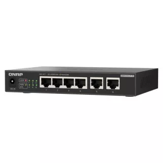 QNAP switch QSW-2104-2T-R2 (4x 2.5GbE RJ45 és 2x 10GbE RJ45)