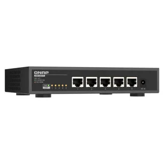 QNAP switch QSW-3205-5T (5x 10GbE port, passzív hűtés, 100M/ 1G/ 2.5G / 5G és 10G támogatás)