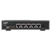 QNAP switch QSW-3205-5T (5x 10GbE port, passzív hűtés, 100M/ 1G/ 2.5G / 5G és 10G támogatás)