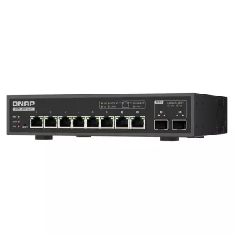 QNAP switch QSW-L3208-2C6T (6x 10GbE port, 2x 10G SFP /NBASE-T Combo, Lite Managed)