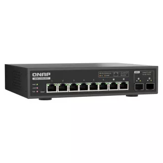QNAP switch QSW-L3208-2C6T (6x 10GbE port, 2x 10G SFP /NBASE-T Combo, Lite Managed)