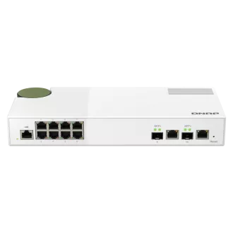 QNAP menedzselt switch QSW-M2108-2C (8x 2.5GbE RJ45 és 2x kombinált 10GbE SFP /RJ-45) QNAP menedzselt switch QSW-M2108-2C (8x 2.5GbE RJ45 és 2x kombinált 10GbE SFP /RJ-45)