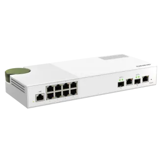 QNAP menedzselt switch QSW-M2108-2C (8x 2.5GbE RJ45 és 2x kombinált 10GbE SFP /RJ-45) QNAP menedzselt switch QSW-M2108-2C (8x 2.5GbE RJ45 és 2x kombinált 10GbE SFP /RJ-45)