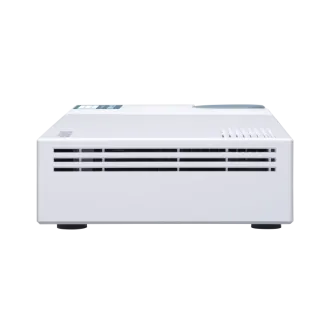 QNAP vezérelt QSW-M408S kapcsoló (12 port: 8 db Gigabit-port   4 db 10G SFP  port)