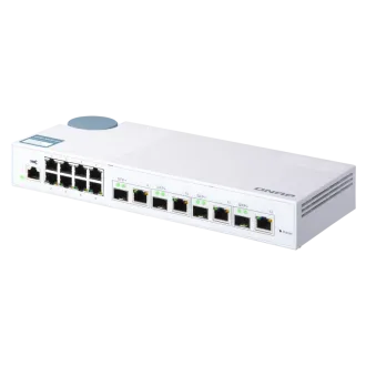 QNAP menedzselt switch QSW-M408-4C (12 port: 8x Gigabit port 4x 10G SFP / 10GbE kombinált port) QNAP menedzselt switch QSW-M408-4C (12 port: 8x Gigabit port 4x 10G SFP / 10GbE kombinált port)