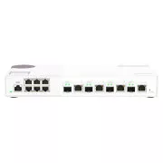 QNAP menedzselt switch QSW-M2106-4C (6x 2.5GbE RJ45 és 4x kombinált 10GbE SFP  / 10GbE RJ-45)