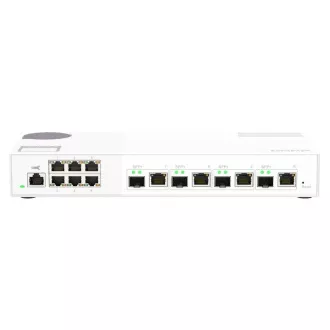 QNAP menedzselt switch QSW-M2106-4C (6x 2.5GbE RJ45 és 4x kombinált 10GbE SFP  / 10GbE RJ-45)