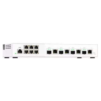 QNAP menedzselt switch QSW-M2106-4C (6x 2.5GbE RJ45 és 4x kombinált 10GbE SFP  / 10GbE RJ-45)