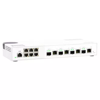 QNAP menedzselt switch QSW-M2106-4C (6x 2.5GbE RJ45 és 4x kombinált 10GbE SFP  / 10GbE RJ-45)