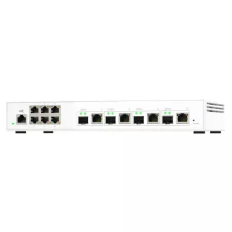 QNAP menedzselt switch QSW-M2106-4C (6x 2.5GbE RJ45 és 4x kombinált 10GbE SFP  / 10GbE RJ-45)