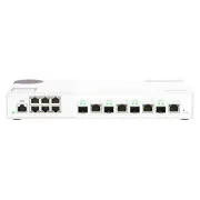 QNAP menedzselt switch QSW-M2106-4C (6x 2.5GbE RJ45 és 4x kombinált 10GbE SFP  / 10GbE RJ-45)