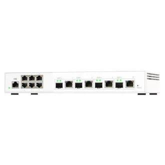 QNAP menedzselt switch QSW-M2106-4C (6x 2.5GbE RJ45 és 4x kombinált 10GbE SFP / 10GbE RJ-45) QNAP menedzselt switch QSW-M2106-4C (6x 2.5GbE RJ45 és 4x kombinált 10GbE SFP / 10GbE RJ-45)