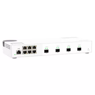 QNAP Managed Switch QSW-M2106-4S (6x 2,5 GbE RJ45 és 4x 10 GbE SFP )