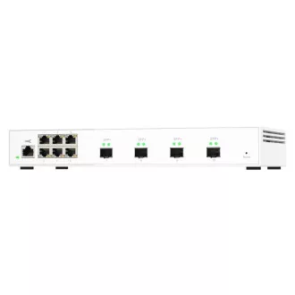 QNAP Managed Switch QSW-M2106-4S (6x 2,5 GbE RJ45 és 4x 10 GbE SFP )