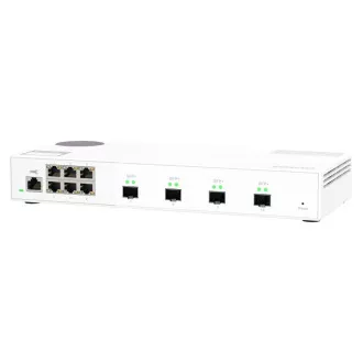 QNAP Managed Switch QSW-M2106-4S (6x 2,5 GbE RJ45 és 4x 10 GbE SFP )