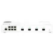 QNAP Managed Switch QSW-M2106-4S (6x 2,5 GbE RJ45 és 4x 10 GbE SFP )