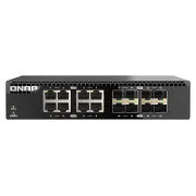 QNAP switch QSW-3216R-8S8T (8x 10G GbE port   8x 10G SFP  port, félszélesség)