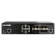 QNAP menedzselt switch QSW-M3212R-8S4T (4x 10GbE port   8x 10G SFP  port, félszélesség)