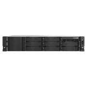 QNAP TS-855eU-RP-8G (8 magos 2,8 GHz, 8 GB RAM, 8x SATA, 2x 2,5 GbE, 2x M.2 NVMe, 2x PCIe, kis mélység)