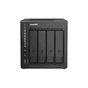 QNAP NVR QVP-41C (4 magos 2.6GHz, 8GB RAM, 4xSATA, 2x2.5GbE, 2xM.2 slot, 2xHDMI, kamerák: 8 (max 24))