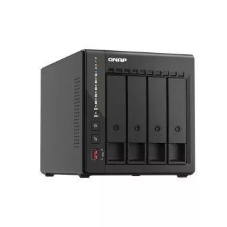 QNAP NVR QVP-41C (4 magos 2.6GHz, 8GB RAM, 4xSATA, 2x2.5GbE, 2xM.2 slot, 2xHDMI, kamerák: 8 (max 24))