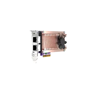 QNAP QM2 sorozat, 2 x PCIe 2280 M.2 SSD bővítőhely, PCIe Gen3 x 4 , 2 x Intel I225LM 2.5GbE NBASE-T port