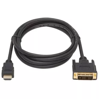HDMI/DVI-D videokábel (férfi/női), 1,8m