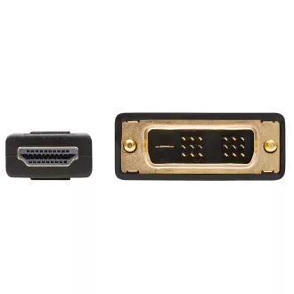 HDMI/DVI-D videokábel (férfi/női), 1,8m